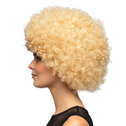 Afro blond parochňa XL